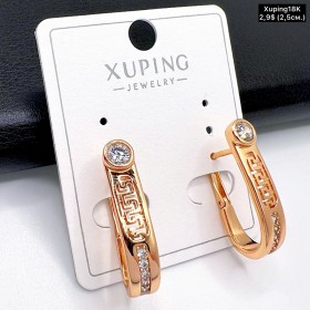 Сережки Xuping18К 19514 (2,5 см.)